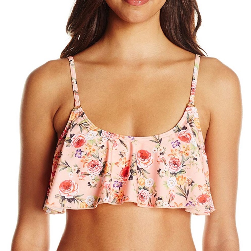 Bikini top // Flounce // Floral